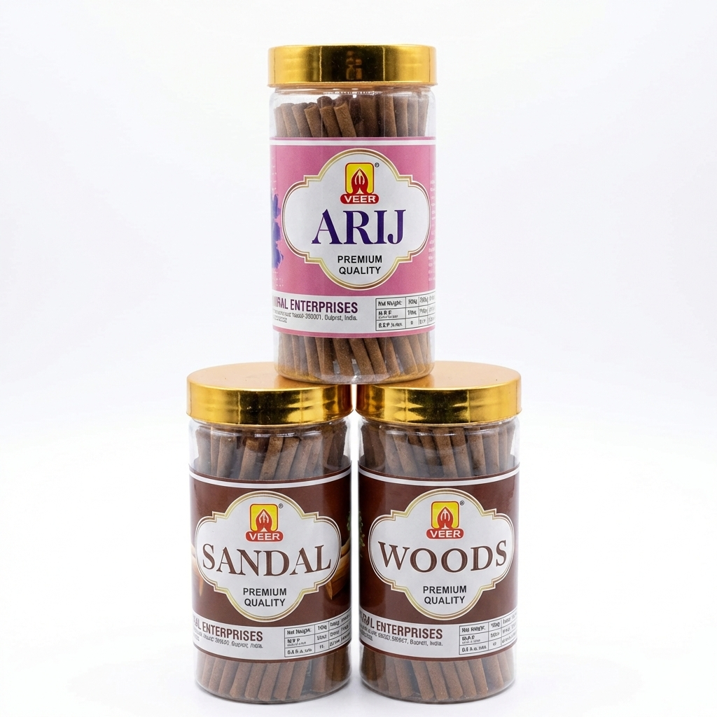 Simply Dhoop The Deep Focus Kit. A curated bundle of premium, charcoal-free artisanal dhoop sticks designed for concentration and mental clarity.